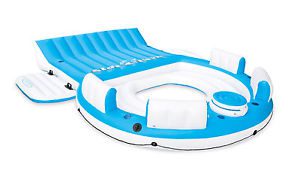 Intex Inflatable Relaxation Island Raft With Backrests and Cooler | 56299CA