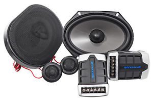 Pair Rockville RV68.2C 6x8 / 5x7 Component Car Speakers 900 Watts/170w RMS CEA