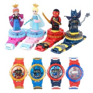 Super Hero Watch Building blocks Ninjagoed Marveling Avengers Figures Bricks Toys Compatible with Legoed Minecrafted Block Watch