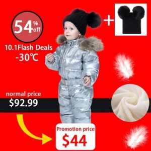 -35 degree Orangemom 2018 Children's Clothing Windbreaker Baby Children's winter jumpsuit Down jacket coat for girl boys clothes