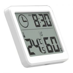 Multifunction Automatic Electronic Temperature and Humidity Monitor Clock 3.2inch Large LCD Screen