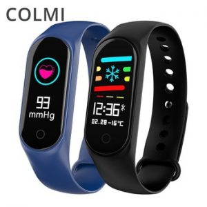 COLMI M3S Smart Bracelet Color-screen IP67 Fitness Tracker blood pressure Heart Rate Monitor Smart band For Android IOS phone