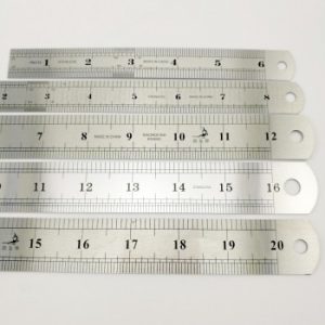 Steel ruler thicker  Drafting Supplies hardware tools ruler double faced for office and school kawaii