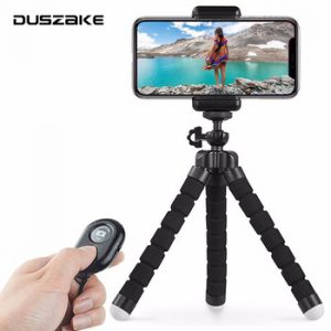 DUSZAKE Flexible Gorillapod Octopus Mini Tripod for Phone Camera Mini Tripods for Phone Mobile Tripod For iPhone Samsung Xiaomi