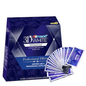 Crest 3D Whitestrips Professional Effects Tooth Bleaching Kit Oral Hygiene Teeth Whitening Strips 20 Pouch/Box or 10 Pouch/NoBox