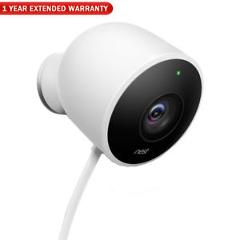 Nest NC2100ES Outdoor Security Camera - White + 1 Year Extended Warranty