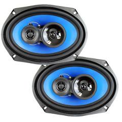 2) Q Power 6x9" 700 Watt 3-Way Car Audio Stereo Coaxial Speakers Pair | QP693