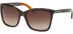 Michael Kors Cornelia Women's Dark Tortoise Cat-Eye Sunglasses - MK2039 321713