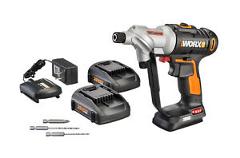 WX176L.5 WORX 20V Switchdriver Cordless Drill & Driver (2) Batteries Included