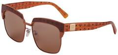 MCM Designer Sunglasses MCM102S 255 56 Matte Cognac / Brown Visettos