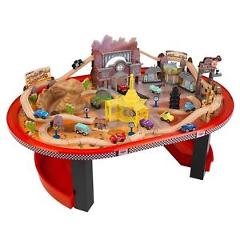 KidKraft Disney Cars Radiator Springs Race Track Set and Table