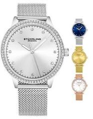 Stuhrling Women's Dress Watch 3904 Mesh Bracelet