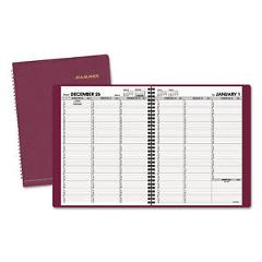 At-A-Glance Weekly Appointment Book 8 1/4 x 10 7/8 Winestone 2019 7095050