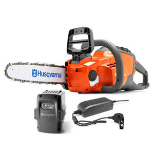 New Husqvarna 120i Battery Powered Cordless Electric Chainsaw 36.5V 14" Bar