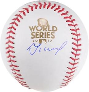 Jose Altuve Houston Astros Autographed 2017 WS Logo Baseball - Fanatics