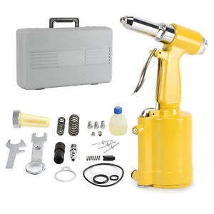 Air Riveter | 3/16" Hydraulic Pop Rivet Pneumatic Riveting Gun 5/32 1/8 3/32