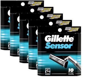 Gillette Sensor Razor Blade Refills - 50 Cartridges