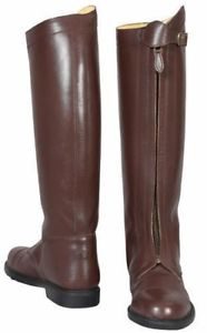 Tuffrider Men's Polo Riding Boots with Front Zip and High Top Style