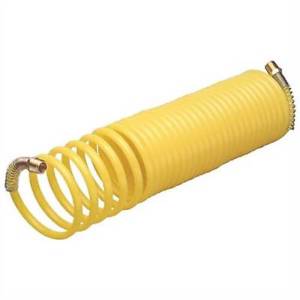 25ft 1/4" Recoil Air Hose Re Coil Spring Ends Pneumatic Compressor Tools $0 SHIP