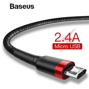 Baseus Micro USB Cable 1m 2m Reversible for Xiaomi Redmi Note Fast Charging Mobile Phone USB Charger Data Cable for Samsung S7