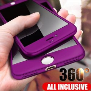 ZNP 360 Full Protective Phone Case For iPhone 8 7 Plus 6 6s Case 5 5S SE X 10 Full Cover For iPhone XR Xs Max X Cases With Glass