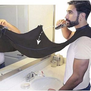 Pongee Beard Care Shave Bathroom Apron Waterproof Men's Beard Care Trimmer Hair Shave Apron Gown Robe Bibs Cloths