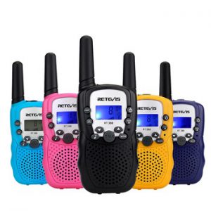 2pcs Retevis RT388 Mini Walkie Talkie Kids Children Radio 0.5W PMR PMR446 FRS VOX Handheld 2 Way Radio Hf Transceiver Toy Gift