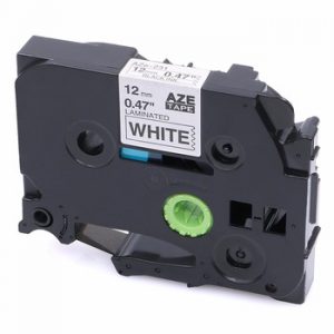 Unistar TZe 231 compatible for Brother P-touch tze 12mm Label Tape TZ-231 TZe-231 Black on White Label Ribbons TZe231