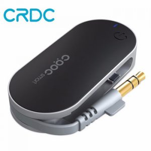 CRDC Bluetooth Transmitter 3.5mm Powerful Bluetooth Audio Transmitter TV Portable A2DP Stereo Music Adapter for iPod Tablet PC