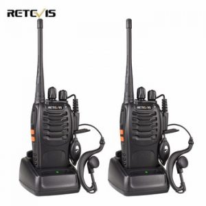 2pcs Retevis H777 Walkie Talkie 3W UHF 400-470MHz Ham Radio Hf Transceiver Portable Handy Two Way Radio Communicator