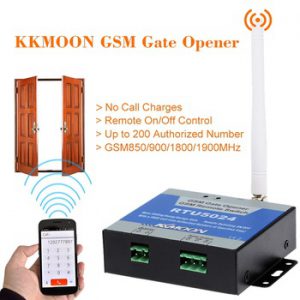 GSM Gate Opener Relay Switch Remote On/Off Switch Access Control Wireless Door Opener By Free Call SMS 850/900/1800MHz RTU5024