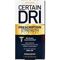 2 Pack Certain Dri Roll-On Prescription Strength Antiperspirant