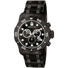 Invicta Pro Diver 0076 Stainless Steel Chronograph Watch