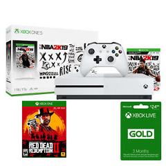 Xbox OneS NBA 2K19 & Red Dead Redemption 2 & 3 Month Gold Membership