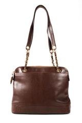 Chanel Brown Caviar Shoulder Handbag $1800 7DCHSH016