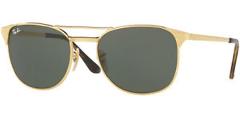 Ray-Ban Signet Men's Gold Modern Pilot Sunglasses RB3429M 001 - Made In Italy