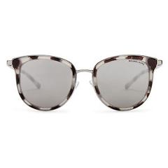 Michael Kors Adrianna Sunglasses (Snow Leopard Silver/Silver Mirror)