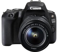 Canon EOS Rebel 200D / SL2 DSLR Camera with 18-55mm Lens (Black)