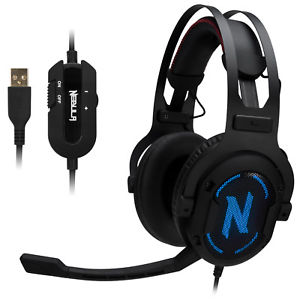 Rosewill 7.1 Surround Sound Memory Foam Headphones Gaming Headset - NEBULA GX60
