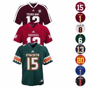 NCAA Official Home Away Alt Football Replica Jersey by Adidas & Gen 2 Youth S-XL