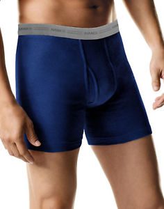 Hanes 5 Pack Men's Underwear TAGLESS Boxer Briefs with Comfort Flex Waistband