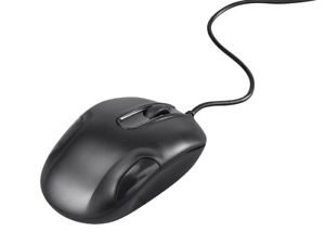 Monoprice Basic 1000 dpi Student Mouse - Black - Workstream Collection