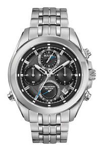 Bulova Precisionist Men's 96B260 Quartz Chronograph 44.5mm Bracelet Watch