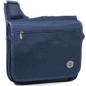 Messenger Bag Cross Body Organizer Briefcase 15"x12.5" Adjustable Shoulder Strap