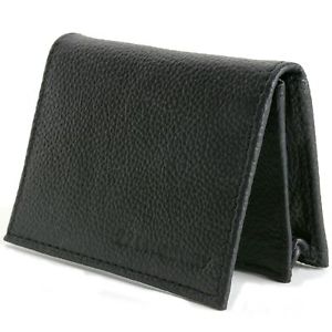 Leather Wallet Expandable Card Case Front Pocket Thin Slim ID Window Credit Card