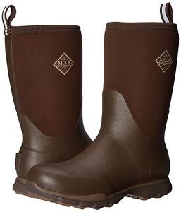 Muck Boot Men's Arctic Excursion Mid Boots Brown Chocolate/Desert Palm