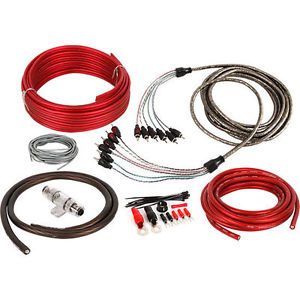 NEW! Belva BAK46 5/6-Channel 4 Gauge Amplifier Wiring Kit w/4 & 2-Ch RCA Cable