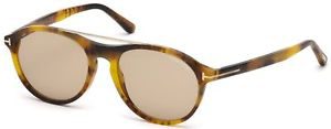 Tom Ford FT0556 55E Cameron Havanna Aviator Sunglasses TF556 55E