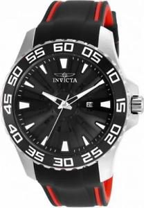 Invicta Pro Diver 25473 Men's Round Analog Date Gray Black Tangerine Watch