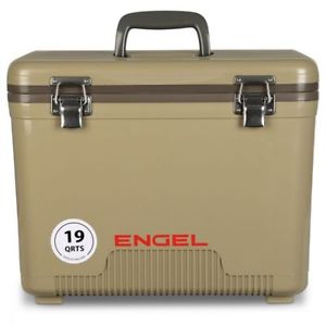 Engel Coolers 19 Quart 32 Can Capacity Lightweight Insulated Cooler Drybox